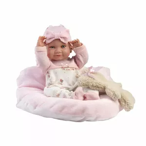 Baby doll Llorens 73808 Female 400 mm Cotton Vinyl Wool