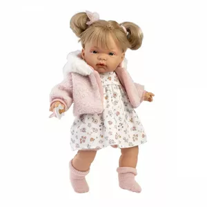 Leļļa Llorens Joelle 38 cm — Llorens 38356, raudoša lelle, vinila ķermenis