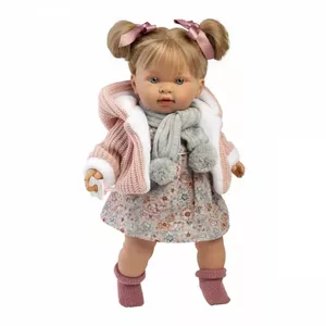 Llorens lelle Crying Doll Alexa 42 cm, dzīvai līdzīga zīdaiņa lelle ar raudāšanas funkciju