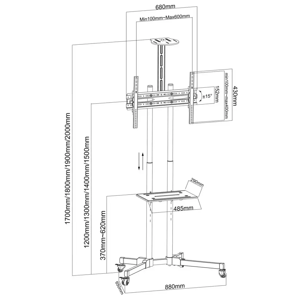 TV mount Techly ICA-TR216T Photo 2