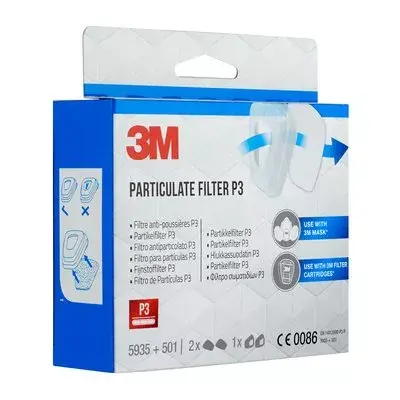 3M 5935 daļiņu filtrs P3, 2 gab. Photo 3