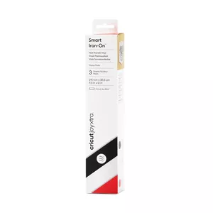Heat transfer vinyl sheet Cricut Joy Xtra Smooth Black Red White 3 sheets