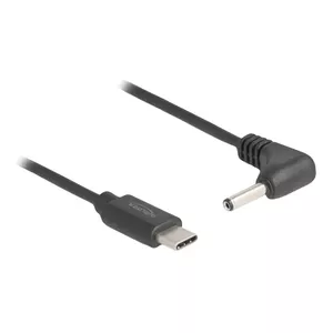 DeLOCK 85393 power cable Black 1.5 m USB C 3.5 x 1.35 mm