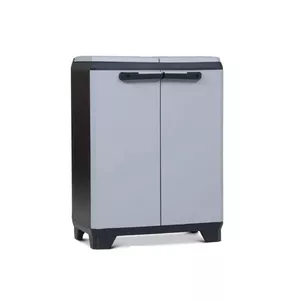 Trash can Keter 17206899, 220 L square polypropylene (PP), 680×390×920 mm, grey