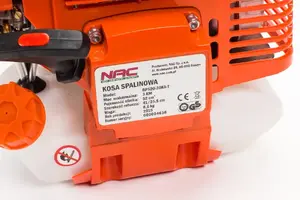 Brush cutter NAC BP520-30KA-T 52cc, 2.7 Nm torque, anti-vibration system