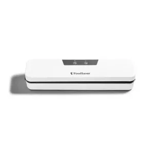 Вакуумный упаковщик FoodSaver VS0290X белый, ширина запайки 28 см, мощность 80 Вт, в комплекте 5 пакетов