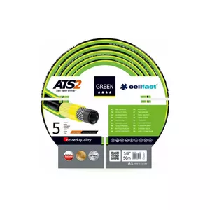 Шланг поливочный Cellfast ATS2 5/8" (15 мм) — длина 50 м, зелёный