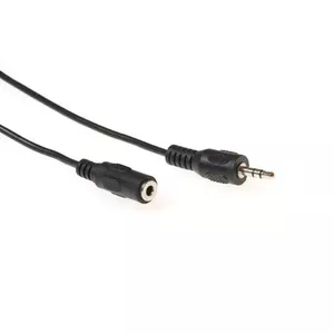 Audio savienojuma kabelis ACT 3 metri 1x 3.5mm džeks vīriešu - 1x 3.5mm stereo džeks sieviešu