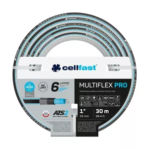 Шланг для полива CELLFAST Multiflex Pro ATS2 1" диаметр, 30 м длина