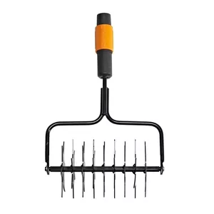 Fiskars 136524 Garden Fork Handle Black Steel