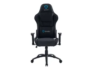 Игровое кресло Onex GX330 с ПВХ обивкой, нейлоновыми роликами и металлическим каркасом