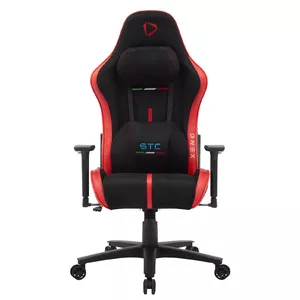 Biroja krēsls ONEX ONEX-STC-A-L-BR Mīksts sēdeklis Mīksta atzveltne Melns Sarkans
