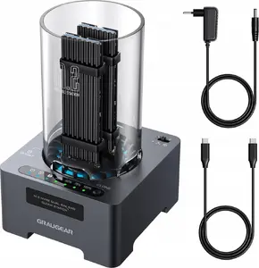 Docking station GrauGear M.2 NVMe SSD Station DM.2 Klone 20Gbit with fan