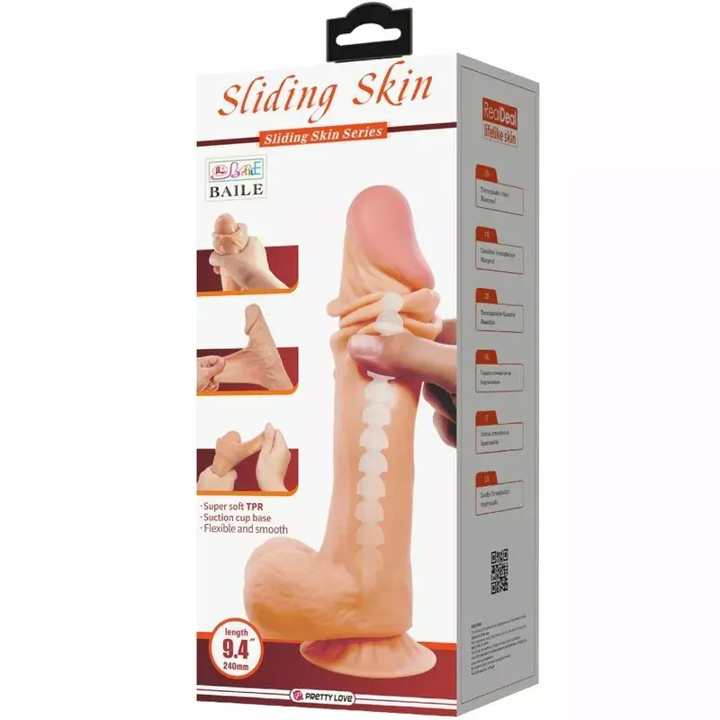 Dildo Pretty Love Sliding Skin Silicone 24 cm Photo 6