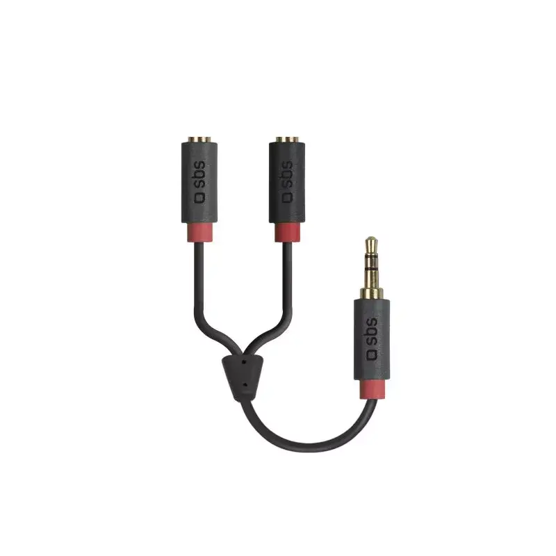 Audio stereo kabelis SBS Audio 3,5mm ligzda ar dalītāju Photo 2