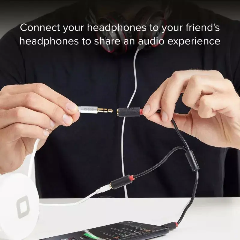 Audio stereo kabelis SBS Audio 3,5mm ligzda ar dalītāju Photo 5