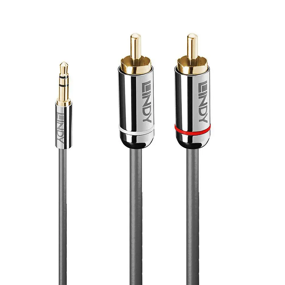 Аудиокабель Lindy Cromo Line 3.5mm на RCA 5м Photo 3