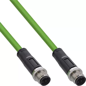 Сетевой кабель InLine M12 4-pin male/male PUR 1m