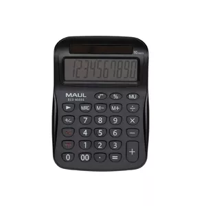 Basic Calculator MAUL ECO MJ555 Desktop 10 Digits Solar Black
