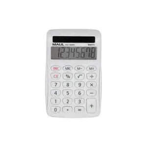 Desktop calculator Maul MJ 455 ECO – 8-digit solar-powered calculator, white