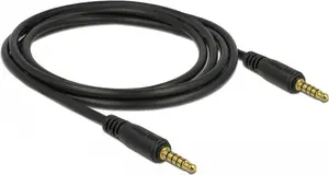 Audio cable DeLOCK 85697 2m 3.5mm Black