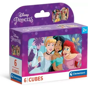 Кубики Clementoni Princess, 6 штук