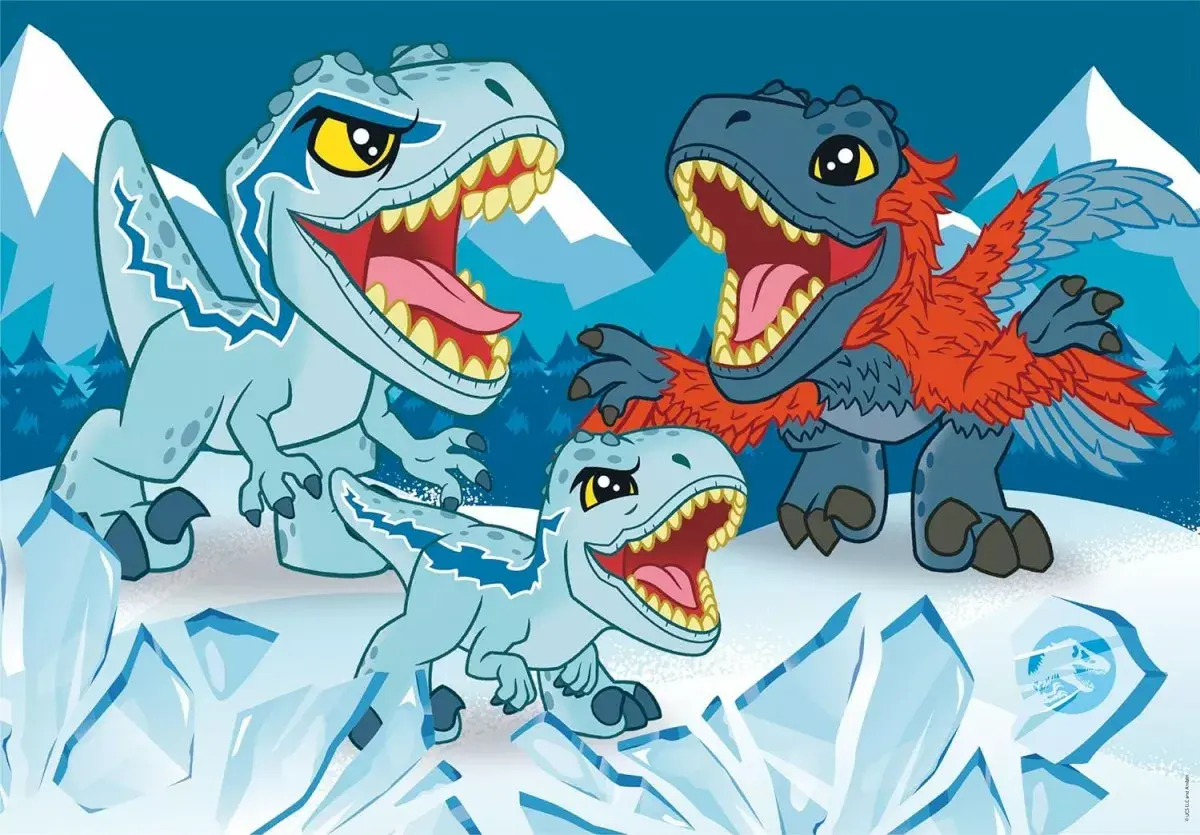 Clementoni Puzzle 2x20 elements Jurassic World Photo 2