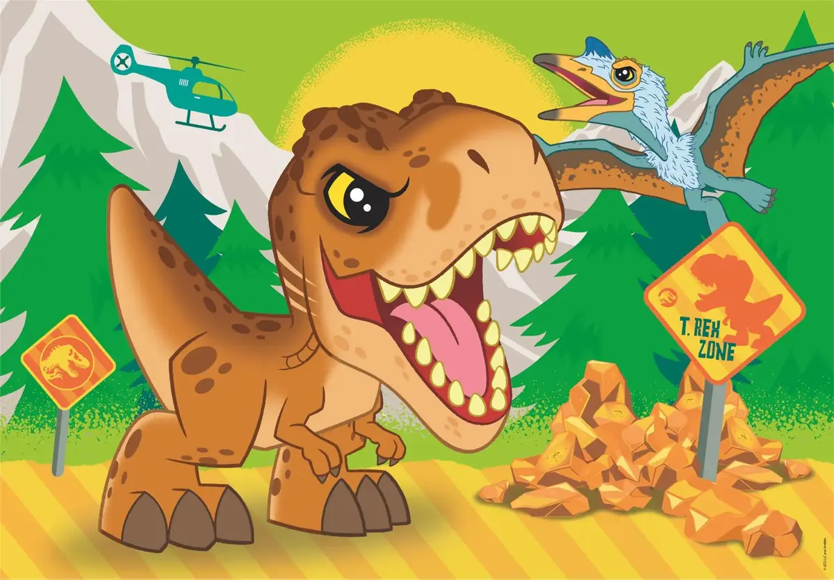 Clementoni Jurassic World SuperColor puzle 24810 Photo 4