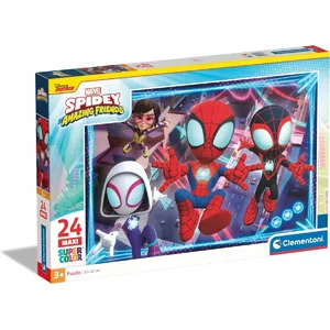 Пазл Clementoni 24 элемента Maxi Super Color — Spidey and His Amazing Friends