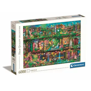 Пазл 6000 элементов Clementoni — Garden Shelf, высококомплектный картонный пазл