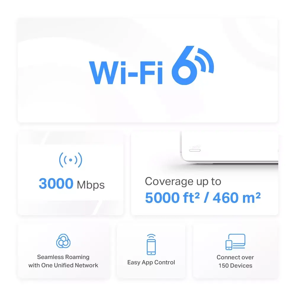 Mesh sistēma Mercusys AX3000 Whole Home Wi-Fi Photo 5