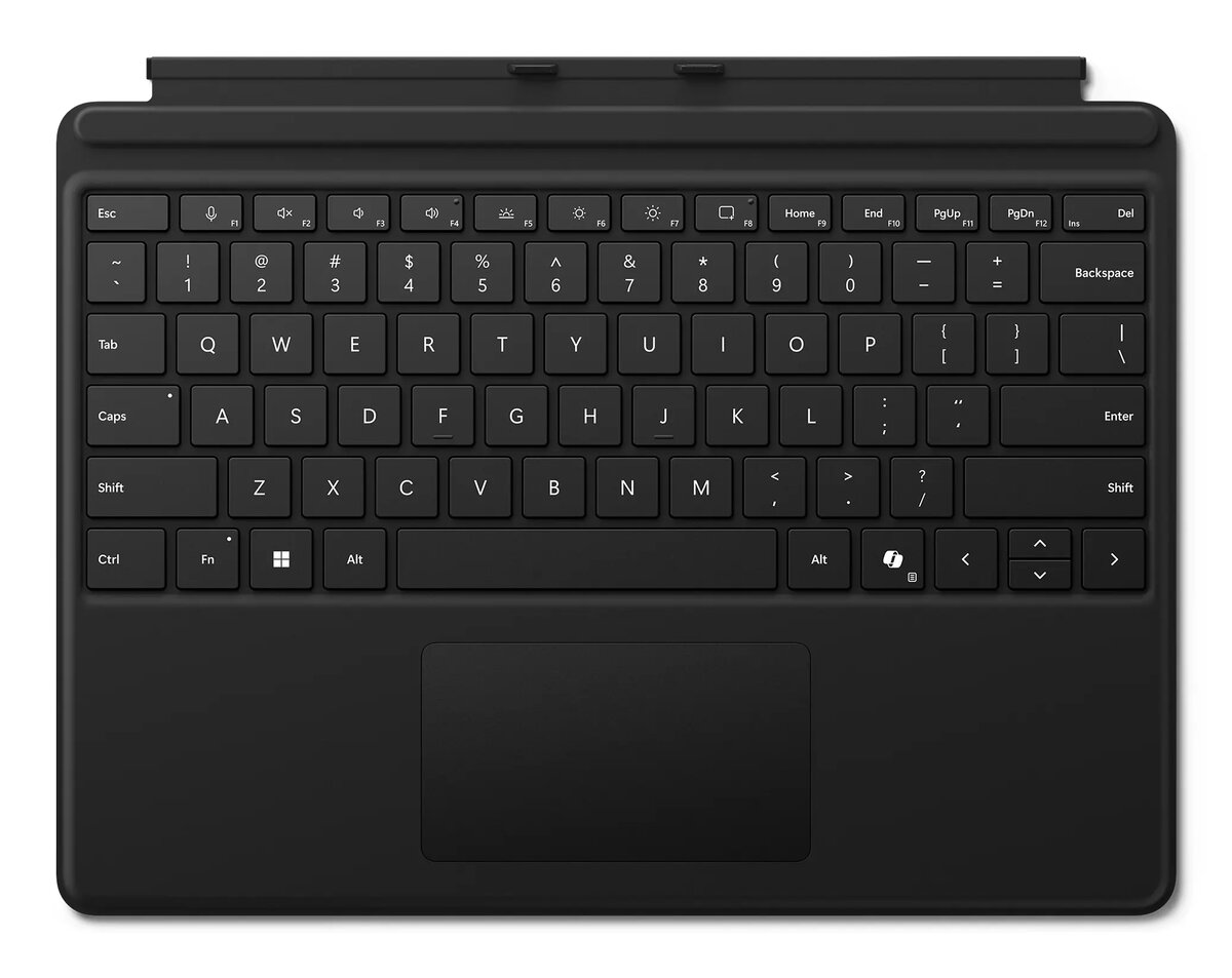 Microsoft Surface Pro Tastatūra Nordic melna