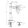 Desk LCD monitor mount MACLEAN MC-572N Photo 3
