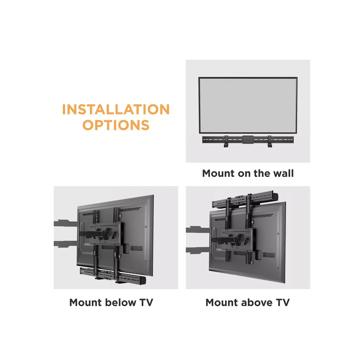 Skaņas joslas stiprinājums Equip Universal Soundbar Mount Photo 8