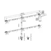 Monitor Desk Mount Bracket Equip 17"-32" Articulating 6 Photo 8