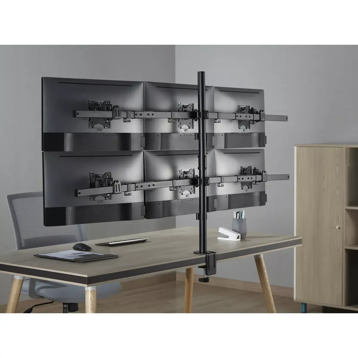 Monitor Desk Mount Bracket Equip 17"-32" Articulating 6 Photo 9