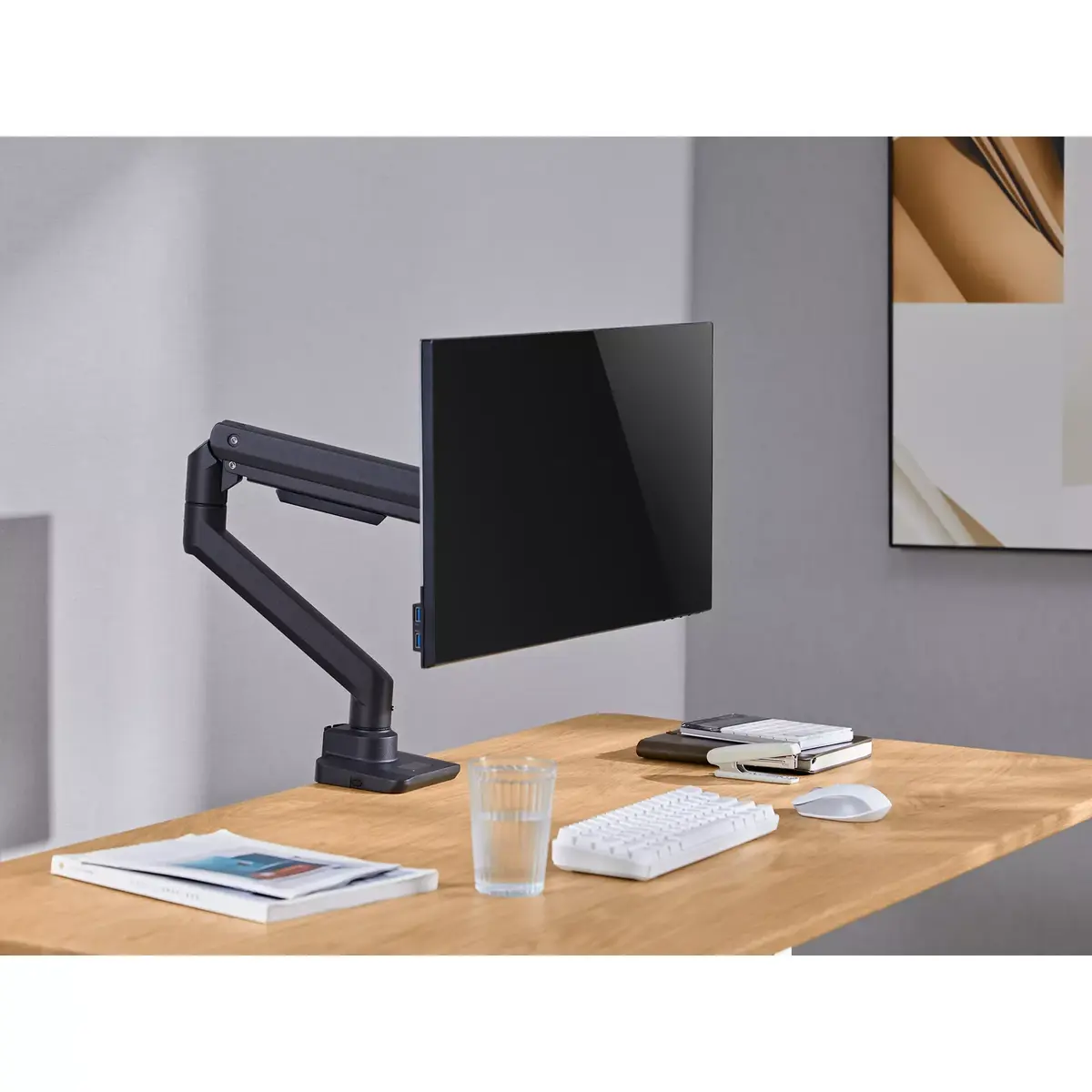 Monitor Desk Mount Bracket Equip 17"-49" Heavy-Duty Photo 7