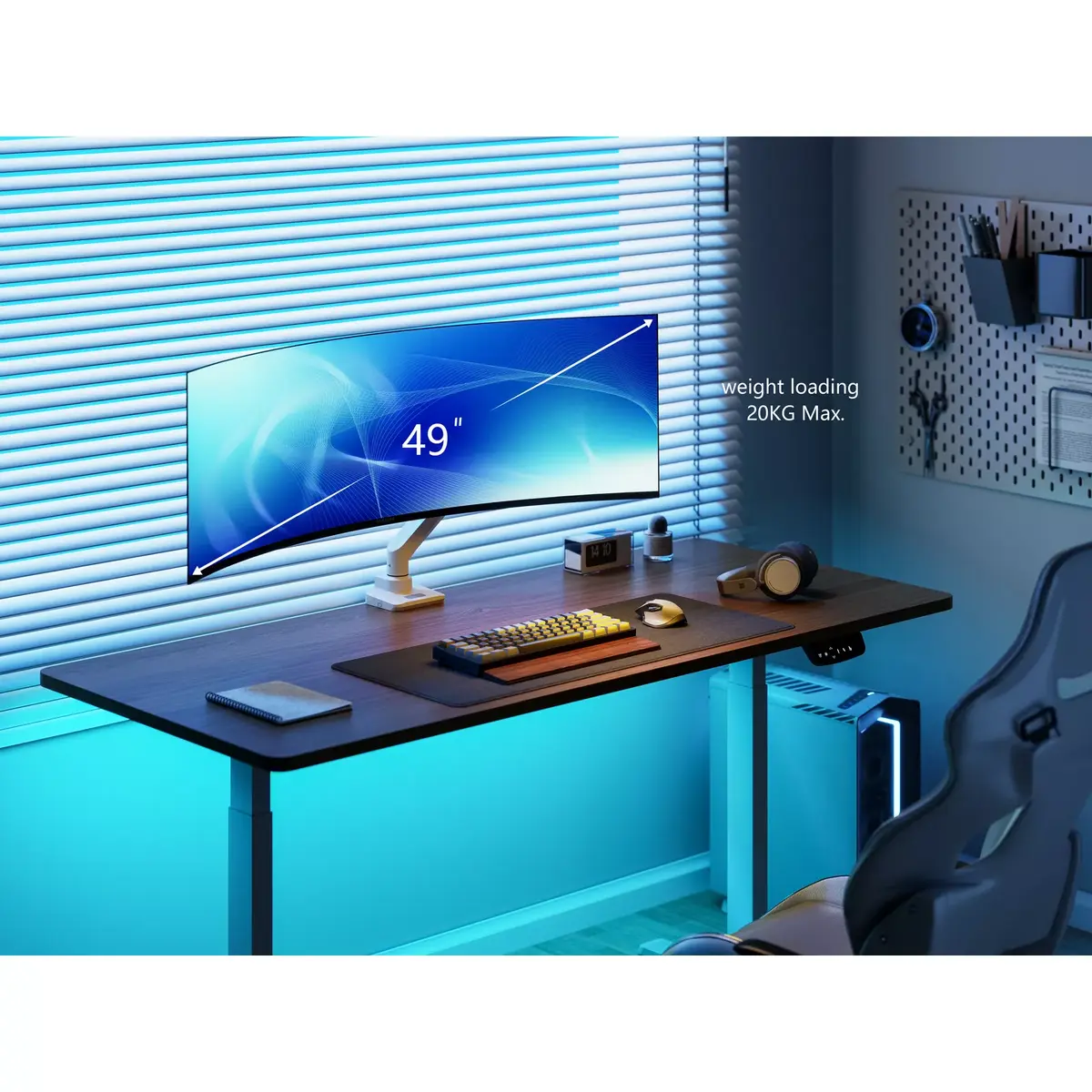 Monitoru galda stiprinājums Equip 17"-49" Photo 11