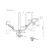 Divu monitoru galda stiprinājums Equip 17"-35" Heavy-Duty Photo 5