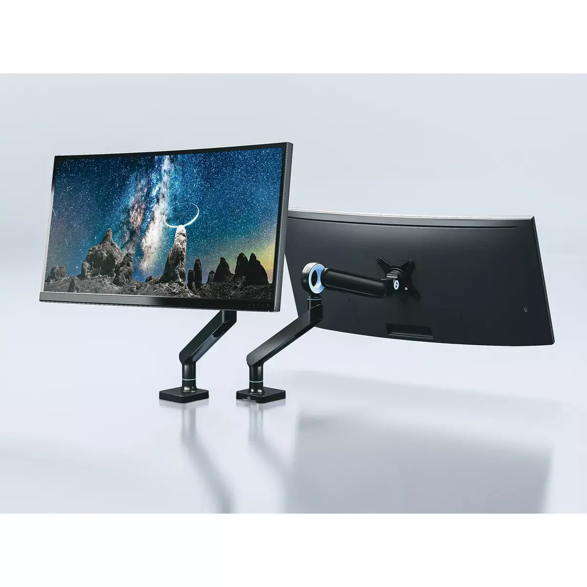 Monitoru galda stiprinājums Equip 17"-35" Premium Photo 10