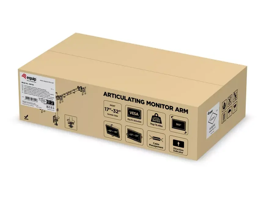 Triple Monitor Desk Mount Equip 17"-32" Photo 10