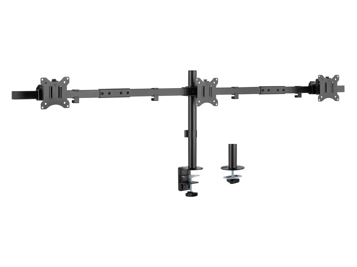 Equip galda stiprinājums trīs monitoriem 17&quot
