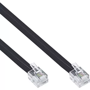 Модульный кабель InLine RJ12 male / male 6P6C 2m