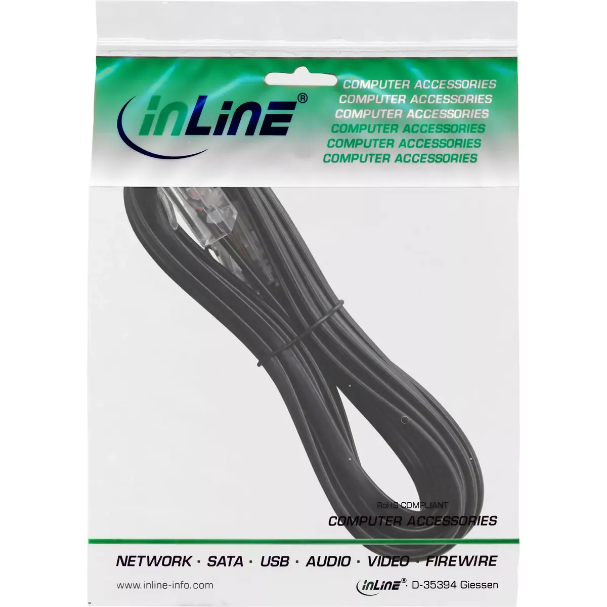 InLine ISDN kabelis RJ45 male/male 8P4C 5m Photo 2