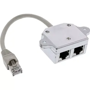InLine ISDN Port Doubler 1x RJ45 male / 2x RJ45 female with Cable 69932A