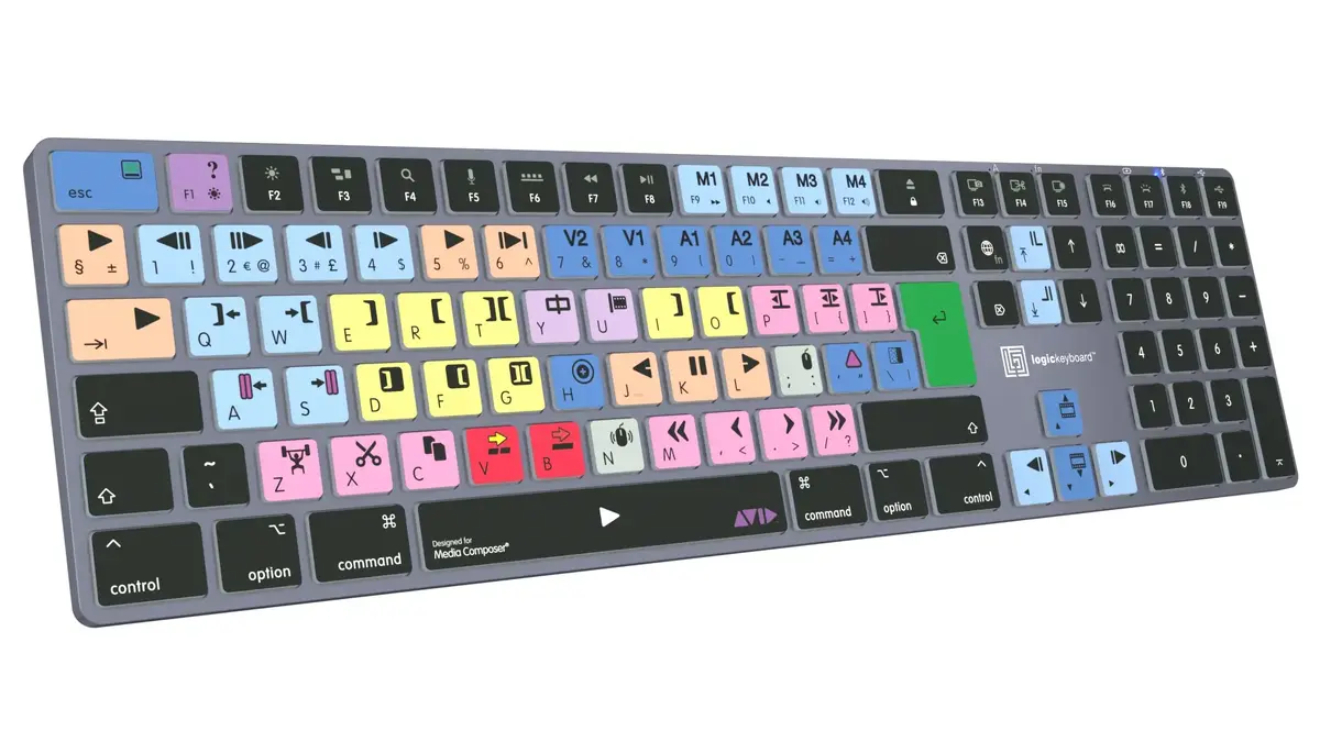 LogicKeyboard LKB-MCOM4-TM Bluetooth pilna izmēra tastatūra Photo 4