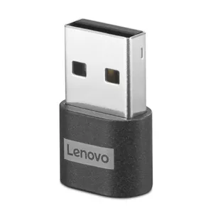 Cable Gender Changer Lenovo 4X91C99226 USB-C to USB-A Black