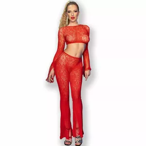 Топ и брюки Chilirose S/L Красный CR 4648 D-239059