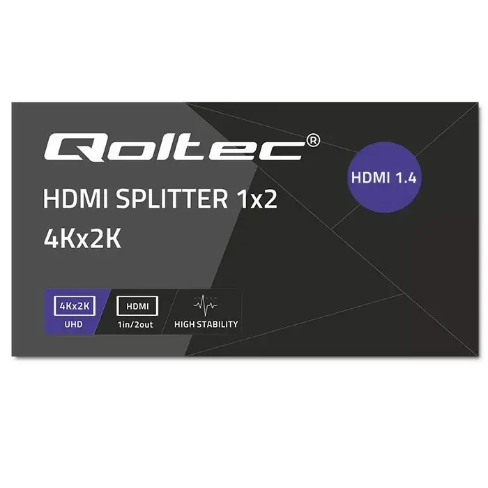 HDMI dalītājs QOLTEC 2 izvadi 4Kx2K Photo 8