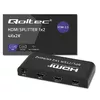 HDMI splitter QOLTEC 51797 — 2 outputs, 4K 60Hz Photo 3